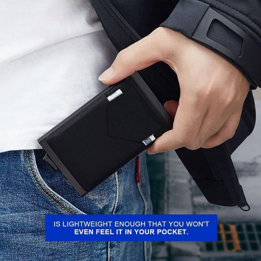 Men's Anti-theft Brushed Metal Wallet Ultra-thin 59f27595 efd4 4382 b10e 5b03c791a187