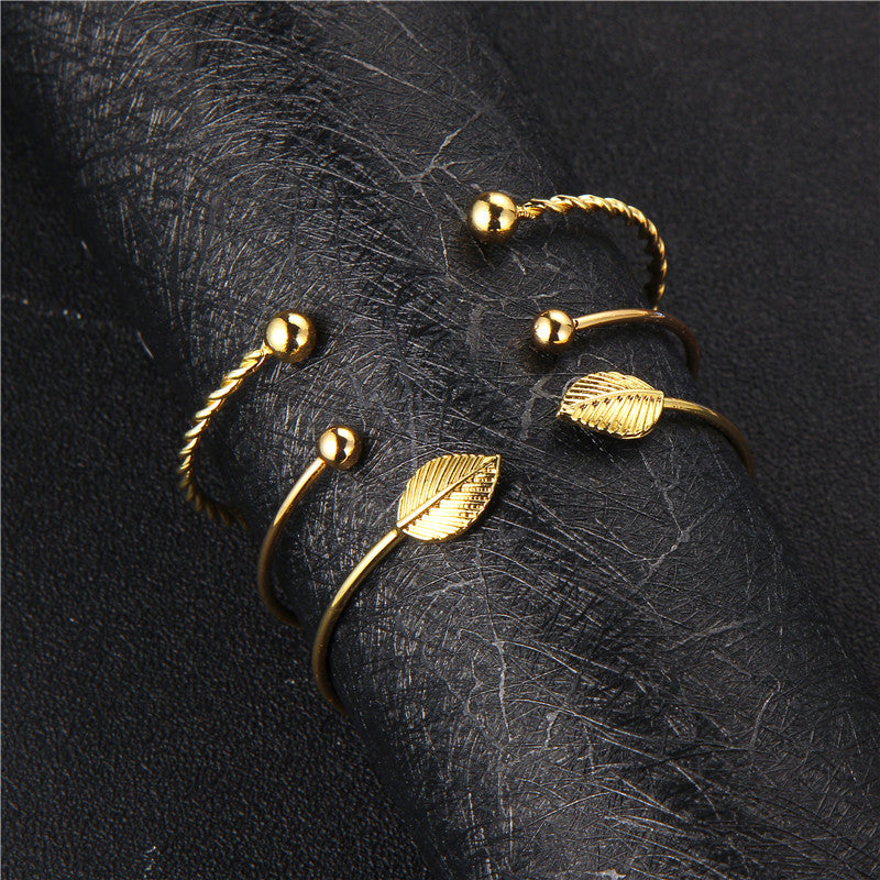 Boho Style Flower Starfish Buckle Circle Bracelet Set 59f279de f466 4029 8afe b956803dcbdd