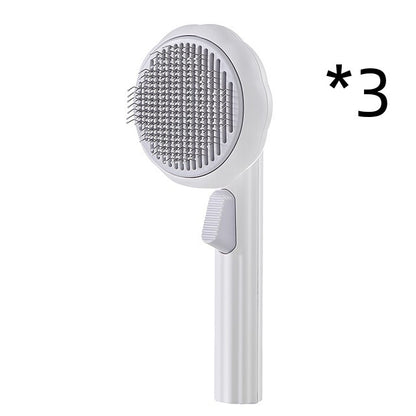 New Pet Cat Brush Hot Selling Hand-held Steel Wire Self-cleaning Comb Looper For Hair Removal 5a0b77e6 f7bd 488f 8174 b24a3c1