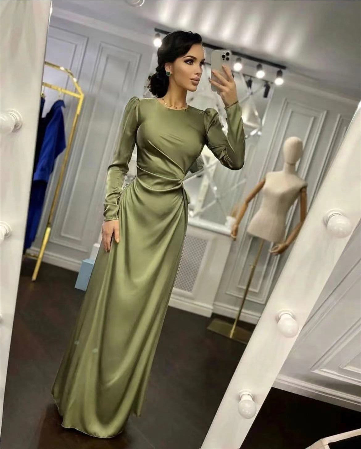 Beautiful Waist Fitting Irregular Dress 5a1416ec 6b0a 4d67 8ddd ad1358830572