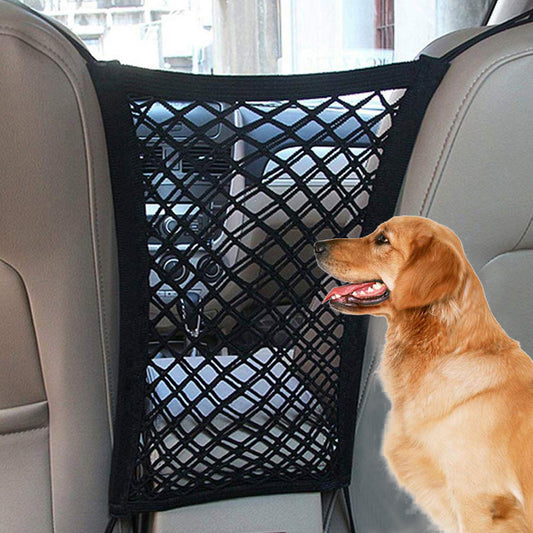 Elastic Car Pet Fence Dog Safety Isolation Net Children Travel Isolation Barrier Mesh Dog Fence Anti-collision Mesh Pet Suppl