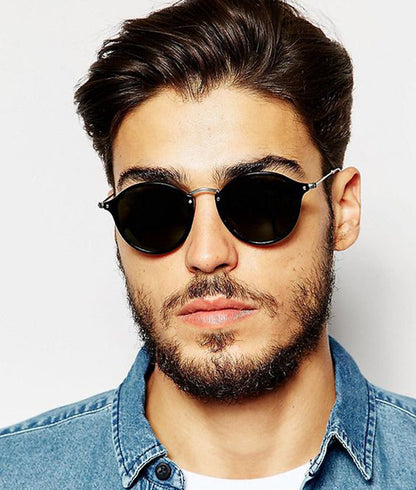 Metal Round Face Sunglasses Retro Driver Sunglasses Men And Women Sunglasses 5a1b6d69 95bf 48c9 a6bb fbdde01defa8