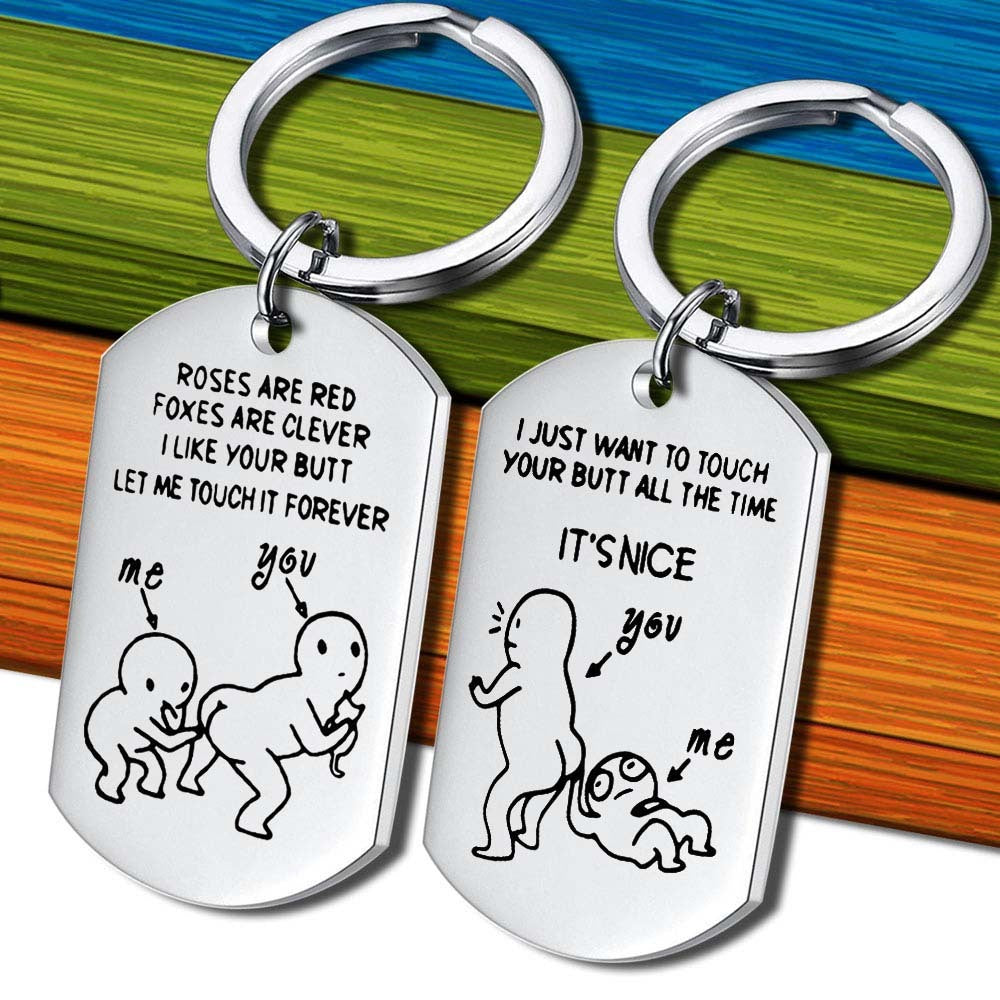 Stainless Steel Military Tag Keychain Jewelry Pendant 5a1f220d e979 47fb 807e e94fb7d57976