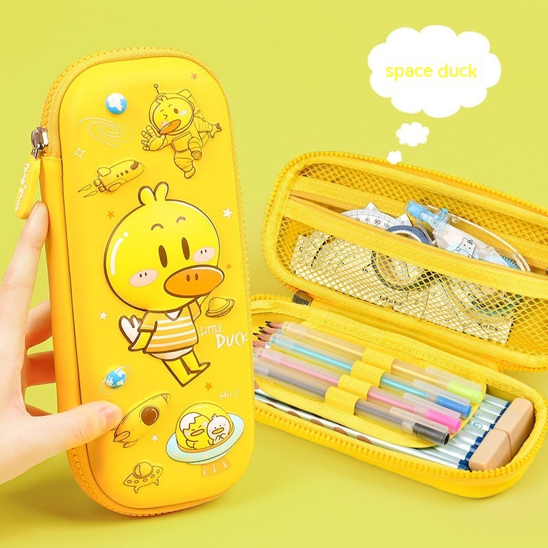 Three-dimensional Pencil Case Primary School Kindergarten Cartoon Large Capacity Pencil Case Pencil Box - 图片 16