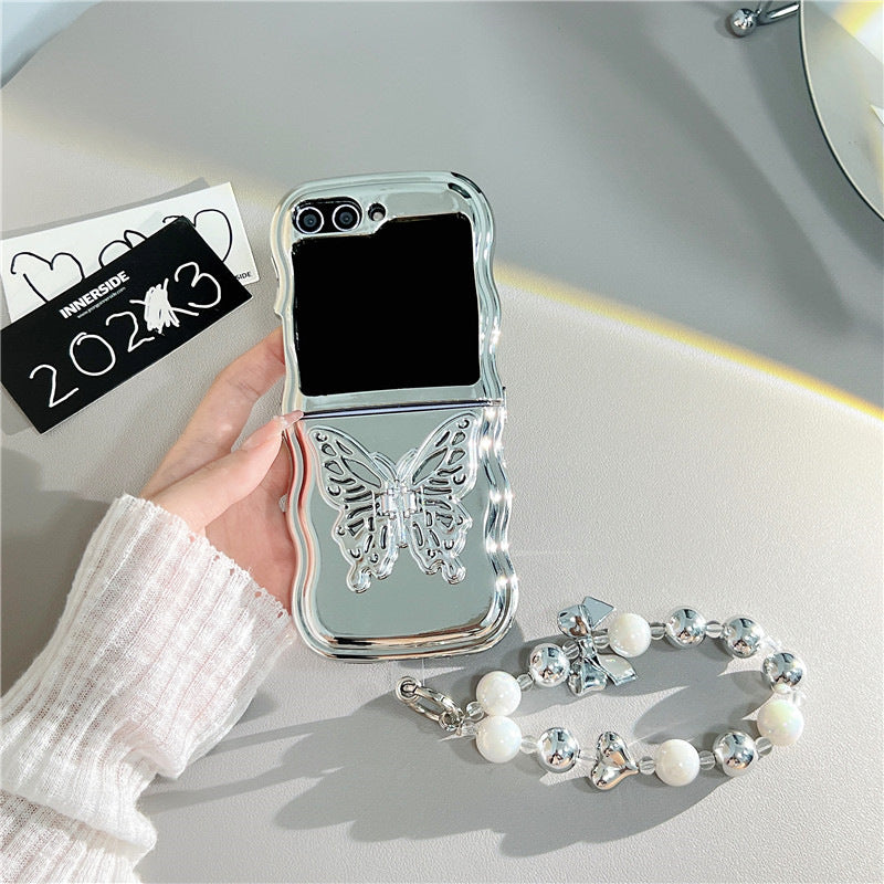 Electroplating Wave Edge Folding Soft Shell Three-dimensional Butterfly Bracket - 图片 10