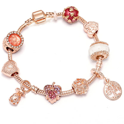 Rose Series Princess Crown Pendant Lady Bracelet 5a4ad2db 9d4e 4b74 bd3e 62ebda7badfb
