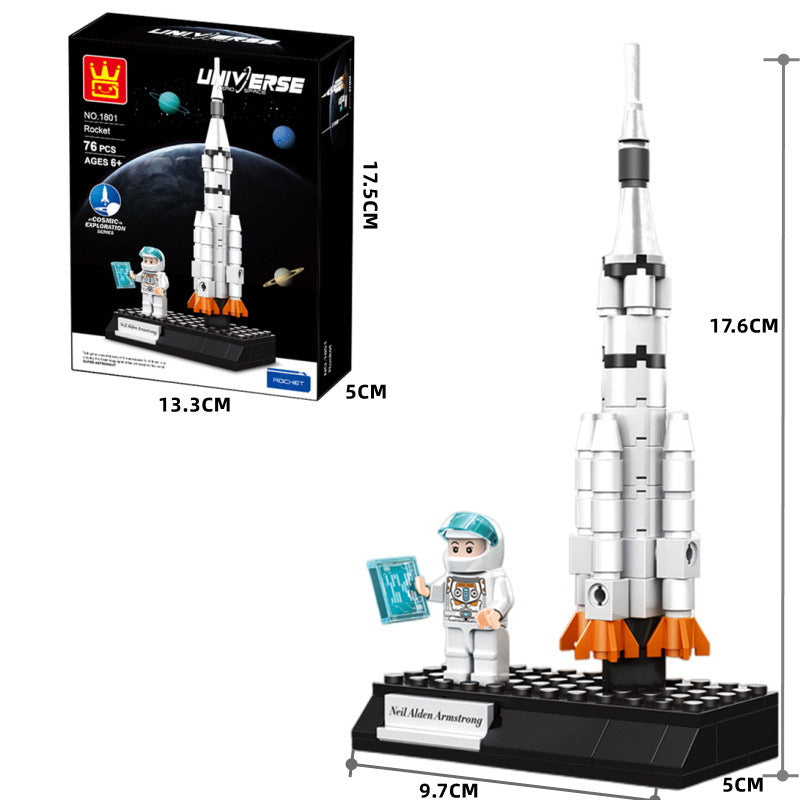Building Blocks Small Particles Military Rocket Boy Children's Puzzle Enlightenment Assembling Toys 5a4c740d 37ab 4f1c 8e70 a