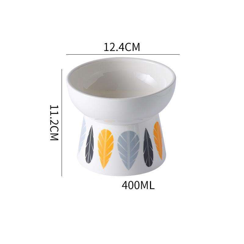Ceramic Non Slip Elevated Pet Cat Dog Food Bowl 5a5ce785 b41e 4238 b8ef b6222918863e