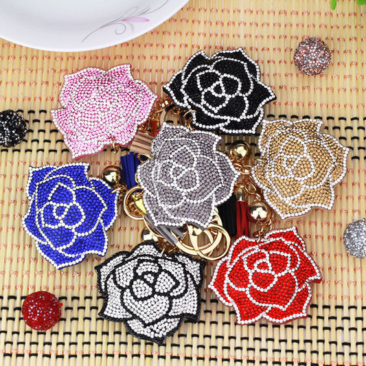 Women's Multi-color Rose Diamond Fashion Keychain 5a657c01 0d41 4379 ac5c dab4d1e86f08
