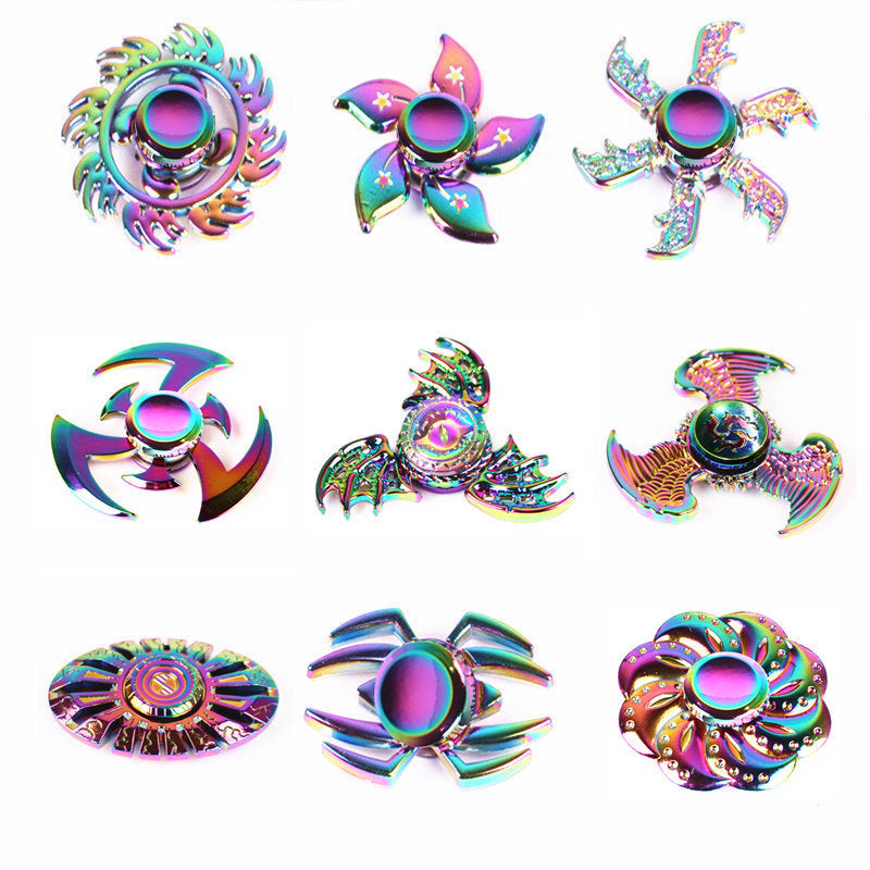 Colorful Alloy Fidget Spinner Electroplating Toy 5a7316cd 3083 4135 9d22 30cf0d3bc4e3