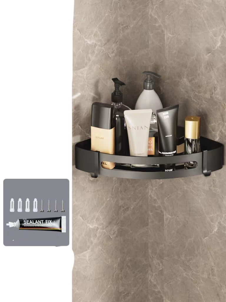 Bathroom Triangle Shelving Bathroom Wall Hanging Shelving Perforated Simple Storage Rack 5a79edf2 4e6a 4e6e b29f 6fa230658b51