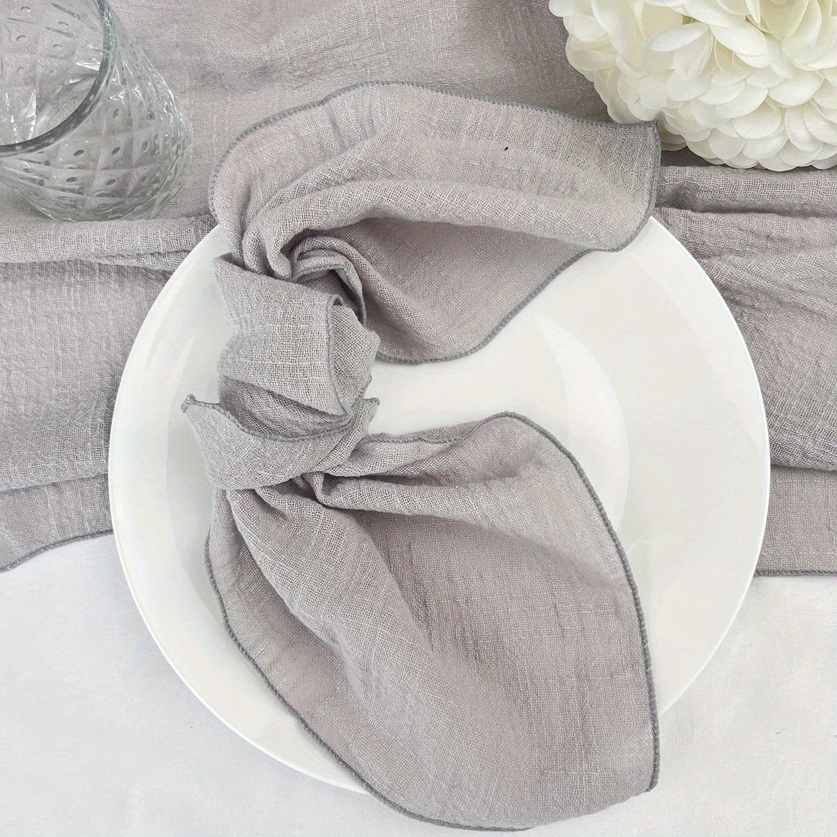 Napkin Batiste Cloth Wedding Party Western-style Placemat Table Decoration 5a7cd5cd 3cdc 4235 b8ad 63765883e586