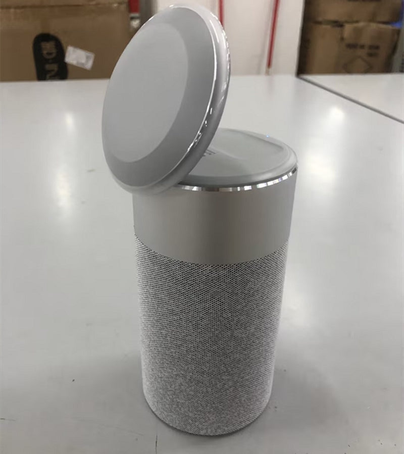3 In 1 Multi-Function IPhone And AirPods Wireless Charger Portable Bluetooth Speaker With Touch Lamp For Home And Office - HD Wireless Product #8