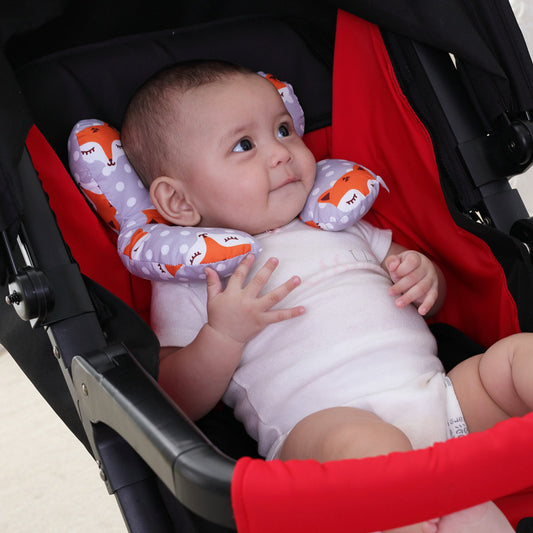 Cute Cartoon Pattern Baby U-shape Pillow Travel Car Seat Neck Protector 5a92d6ba 183c 4046 b77a 7a72f342f0e1