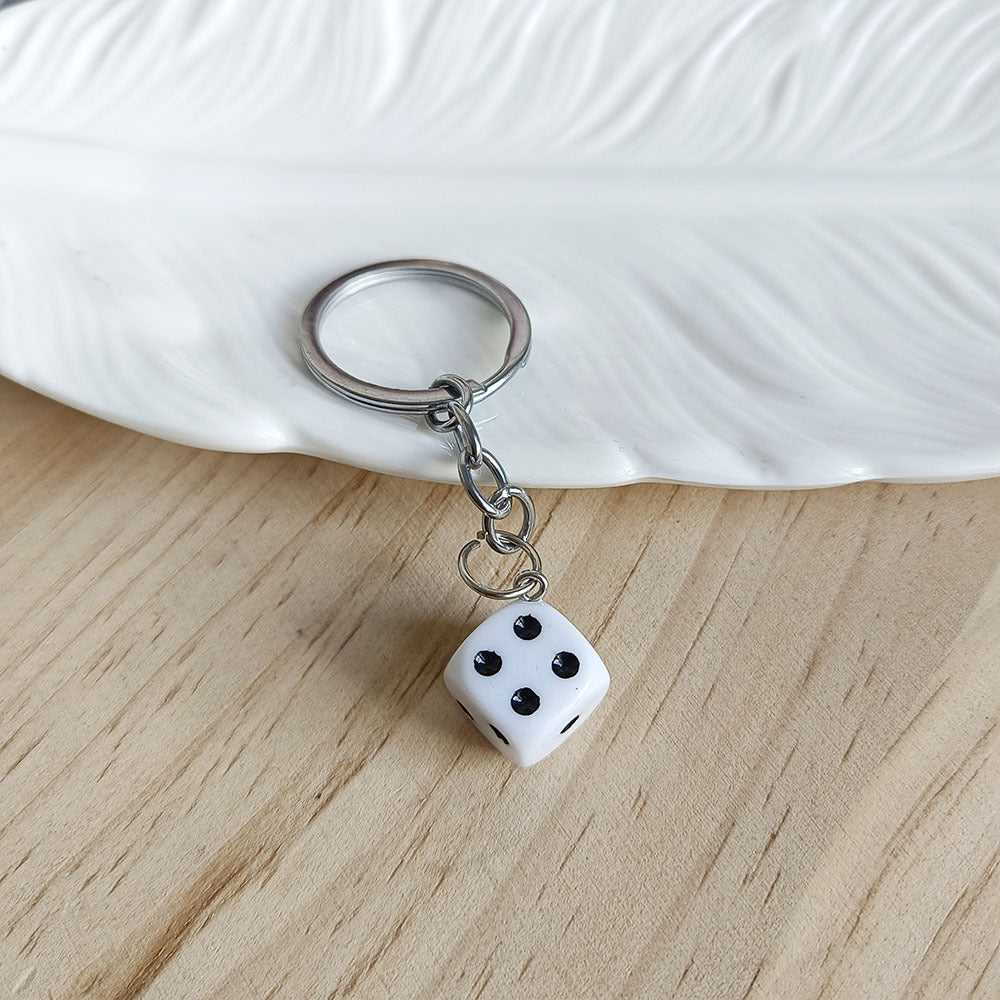 Creative Small Size Dice Keychain DIY Bag Bag Charm 5a9b69b1 5046 4856 b819 f70a7d1571a8