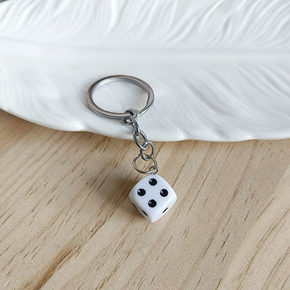 Creative Small Size Dice Keychain DIY Bag Bag Charm 5a9b69b1 5046 4856 b819 f70a7d1571a8