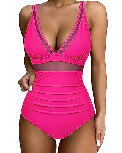 Women's High Waist One-piece Swimsuit 5a9bace5 699e 4f53 89b7 094d13fb5ff3
