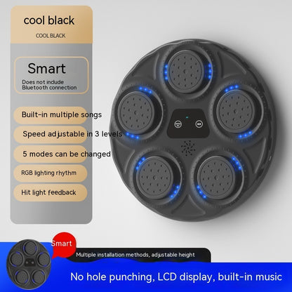Children's Music Boxing Machine Blue Light Hitting Reaction Boxing Target Intelligent Electronic Wall Target 5acfb94c e090 4f