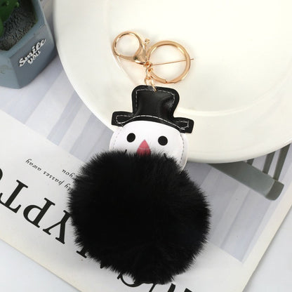 Stall Cute Snowman Fur Ball Keychain Pendant 5af2cee4 1619 48a7 a3db e4fc10746d64 e1c6839d 3f55 442e 9472 ca4f3769ad95