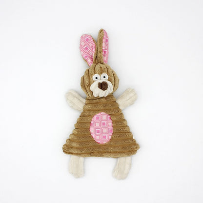 Pet Toy Donkey Shape Corduroy Chew Toy For Dogs Puppy Squeaker Squeaky Plush Bone Molar Dog Toy Pet Training Dog 5af33084 b3d