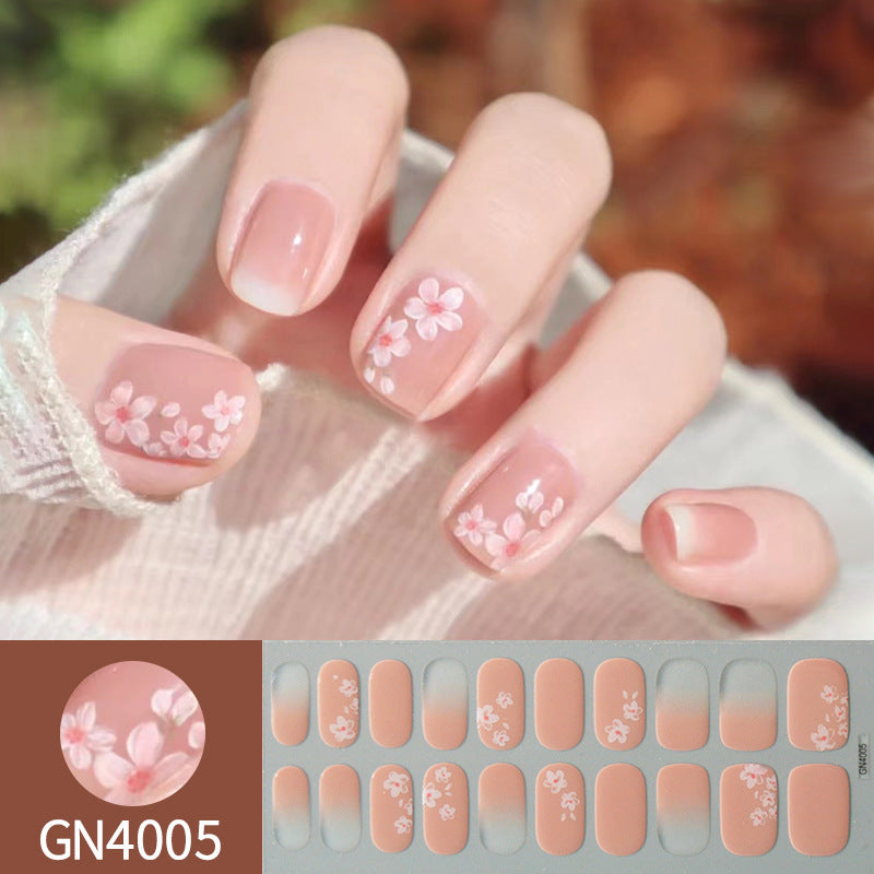 Finger Baking-free Gel Nail Stickers Simple Grid Line Nail Sticker One Piece Dropshipping 5af42a06 29ed 46d8 9674 b5ea37cc04d