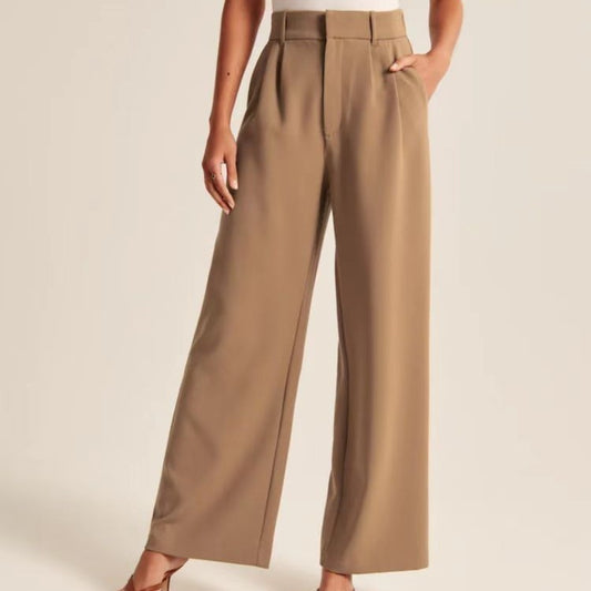 High Waist Wide Leg Pants Versatile Belt 5af765f8 0a50 452f 946e a8f88699a0c4