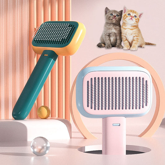 New Pet Cat Dog Hair Brush Hair Massage Comb Open-Knot Brush Grooming Cleaning Tool Stainless Steel Comb 5b3cb14b 2a06 46f1 9