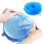 Silicone Fresh-keeping Cover Universal Bowl Cover Sealed Transparent Cover Household Fresh-keeping 6-piece Microwave Oven Cov