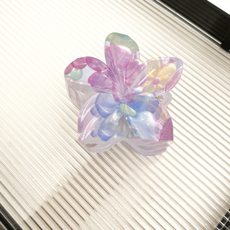 Korean Fashion Gradient Flower Hair Clip Creative Marble Pattern 5b4e52d9 9653 42ff b3f8 b790ff87cd3b