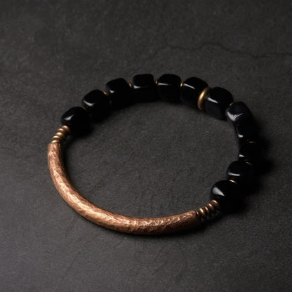 Women's Fashion Cube Obsidian Bracelet 5b555db3 0e21 4e44 ab93 0d72543f3cc8