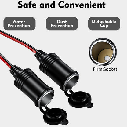 Car 12 V24V Cigarette Lighter Extension Cable 5b59b4ff 692b 4cb5 9d39 37fc074cc937