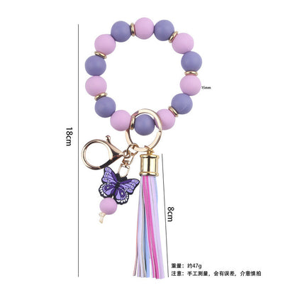 Creative DIY Beaded Cartoon Butterfly Wrist Keychain 5b616ef0 4d2c 485b 9c7b 7b6288f86e88