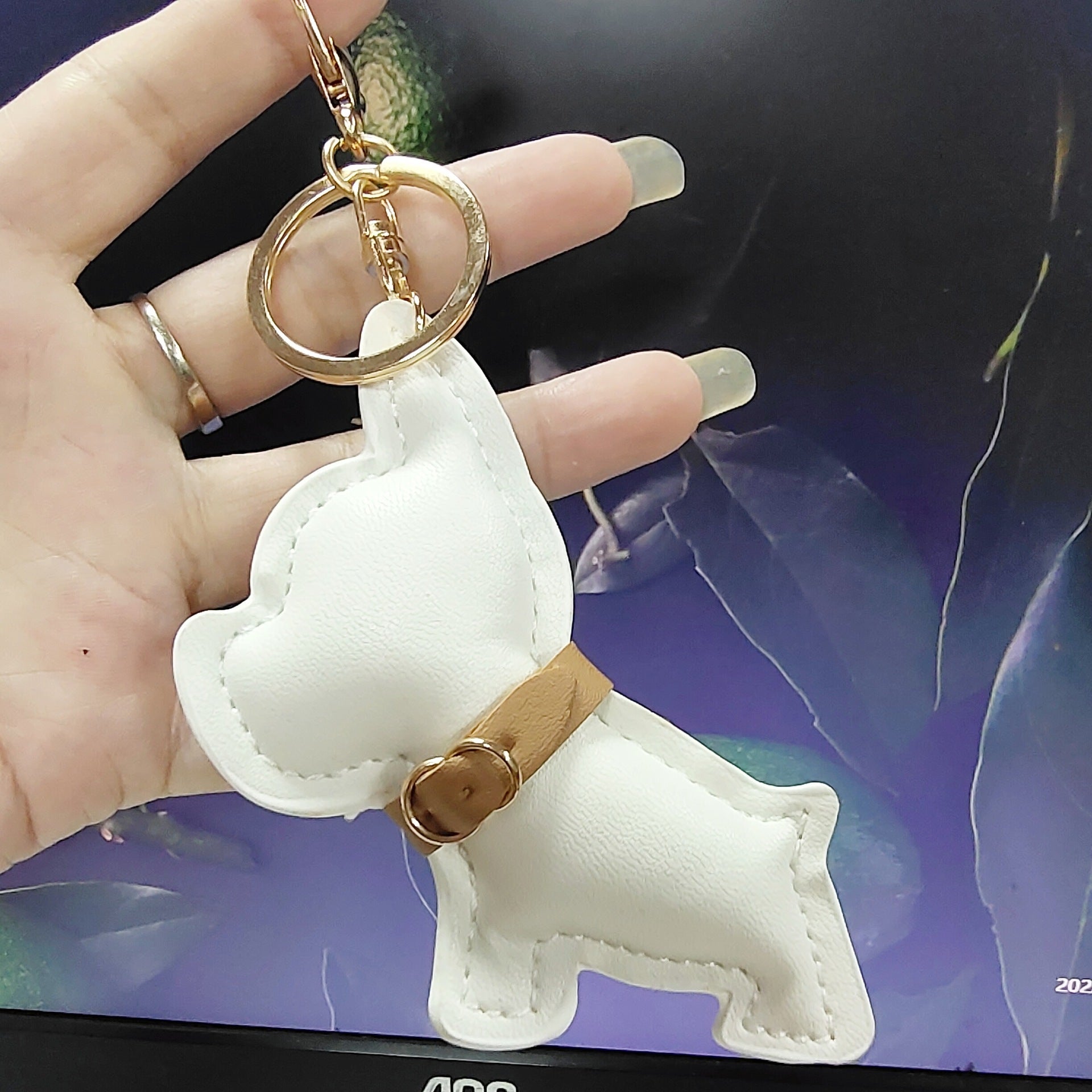 Cartoon Fadou Puppy PU Leather Key Chain 5b6ac484 b0ff 4034 ad2f b9e3123a47a0