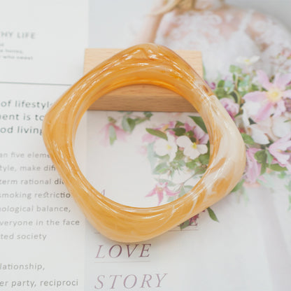 Marbling Acrylic Bracelet Shaped Irregular Square 5b74dbe7 471a 46d7 ad57 b81009a98466