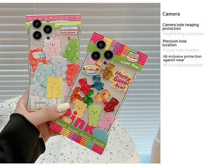 Transparent Gummy Bear Applicable Mobile Phone Shell For IPhone 5b77e124 72ae 45cd bc94 4d77730507c0 trans