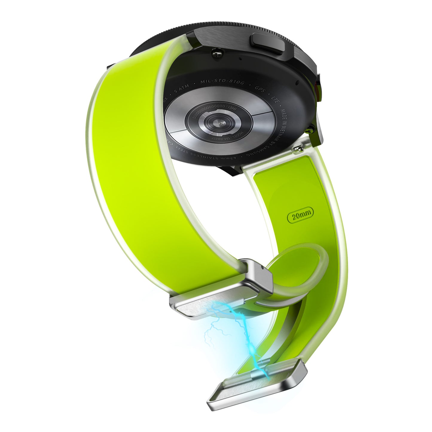 Universal Folding Magnetic Buckle Transparent Silicone Strap 5b7f2bd6 0a06 464f b98e f9bcd34b9bb7