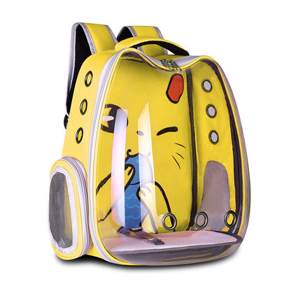 Pet Supplies Pet Backpack Convenient Pet Space Bag Breathable Shoulder Cat Bag Dog Bag 5b94e529 d35c 4271 bdf4 c051460d8aaa