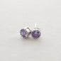 S925 Silver Multi-color Diamond Stud Earrings Single Rhinestone Earrings 5b9556c1 065b 4a03 9819 cba2f98bb281