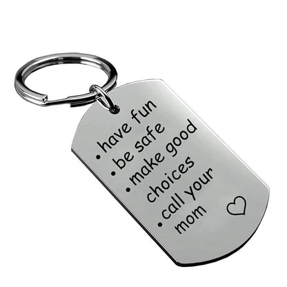 Have Be Safe Make Good Choices Keychain Safe Pendant 5b9cae3e e6aa 4052 9b78 12164d5d88fa