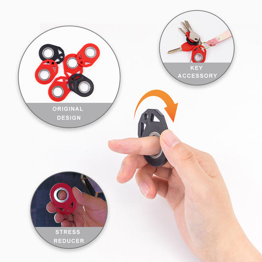 Creative Fidget Spinner Toy Keychain Hand Spinner Anti-Anxiety Toy Relieves Stress Finger Spinner Keychain Bottle Opener Kids