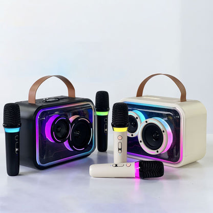 Bluetooth-compatible Speaker Colorful RGB Portable Karaoke Wireless Stereo 5bd03940 a3a2 4a52 8aab a556e03c08b0