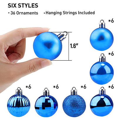 36 PCs Christmas Color Ball Whole Box Set - HD Wireless Product #4