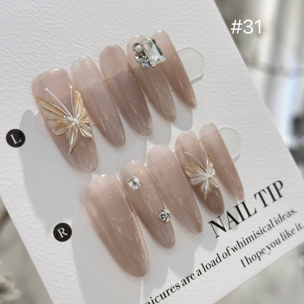 Handmade Long Ice-transparent Hand-painted Three-dimensional Butterfly 5be4903e efb1 44d9 af80 a072fa34ea70