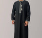 Solid Color Round Neck Embroidered Thick Tassel Oman Gowns Saudi Arabia Men 5bf12acf 5481 42af 986f f6592c0ff7c5