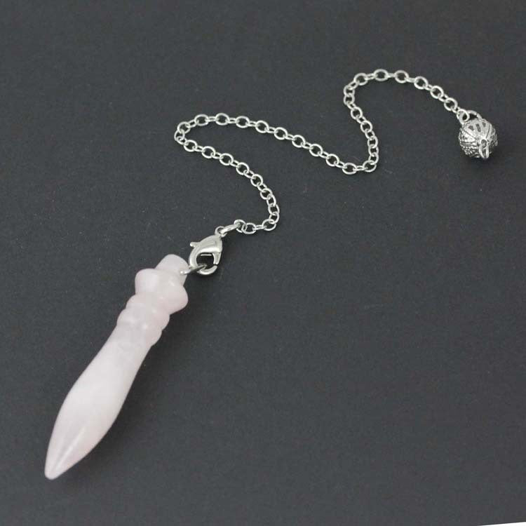 Natural Crystal Pharaoh's Scepter Pendulum Pendant Cone Pendant Jewelry 5bfd592b 1ebd 43ce aa12 8b984db95f8e