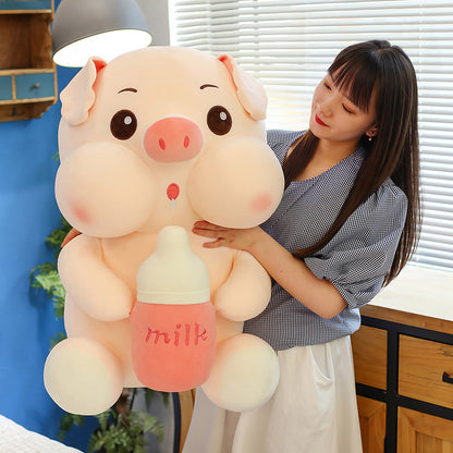 Baby Bottle Pig Ragdoll Plush Toy Doll 5c05ca90 2942 470f bc84 694762a35def