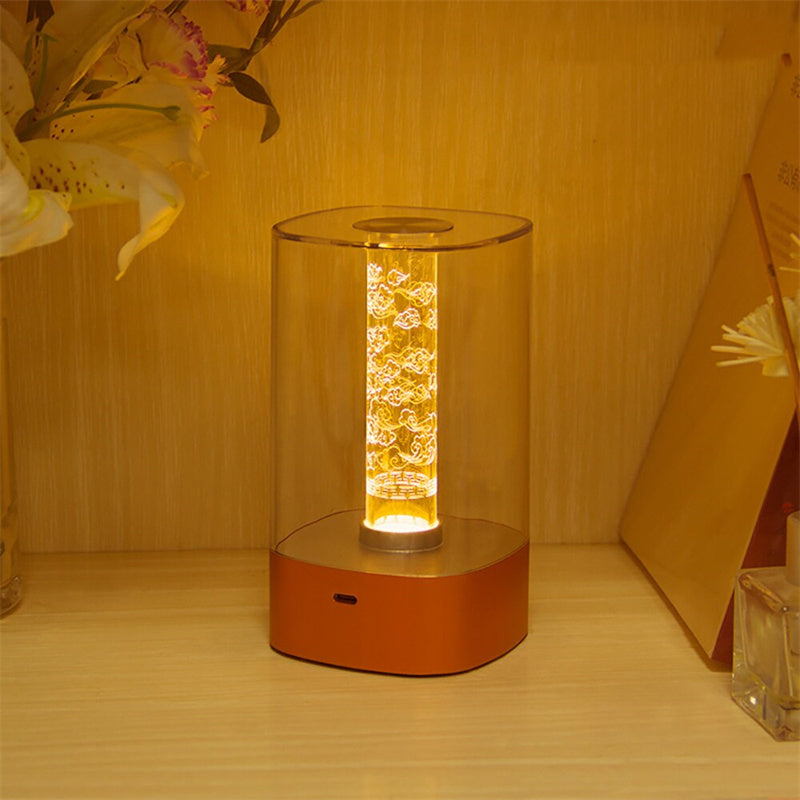 New LED Touch Atmosphere Light USB Charging Eye Protection Bedside Bedroom Lamp Bar Restaurant Garden Decoration Night Light 