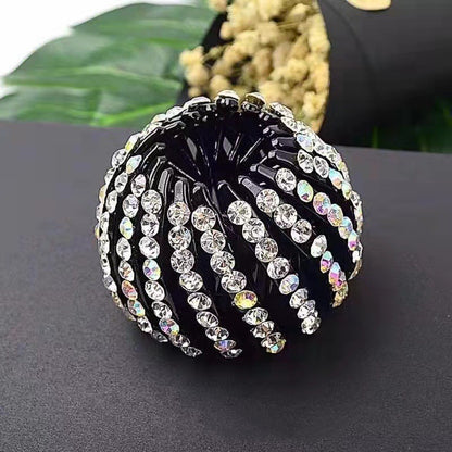 Korean Rhinestone Bird's Nest Pill Head Coiler 5c1facb4 fdf1 4a1d 98a2 e741945af667