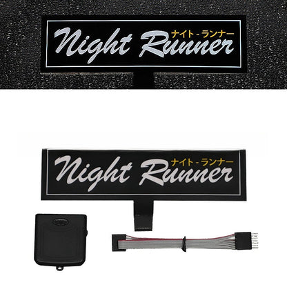 Led Luminous Stickers Wanted Five-star El Cold Light Film Car Stickers Car Window Windshield Lighting Decoration 5c4317b7 e9c