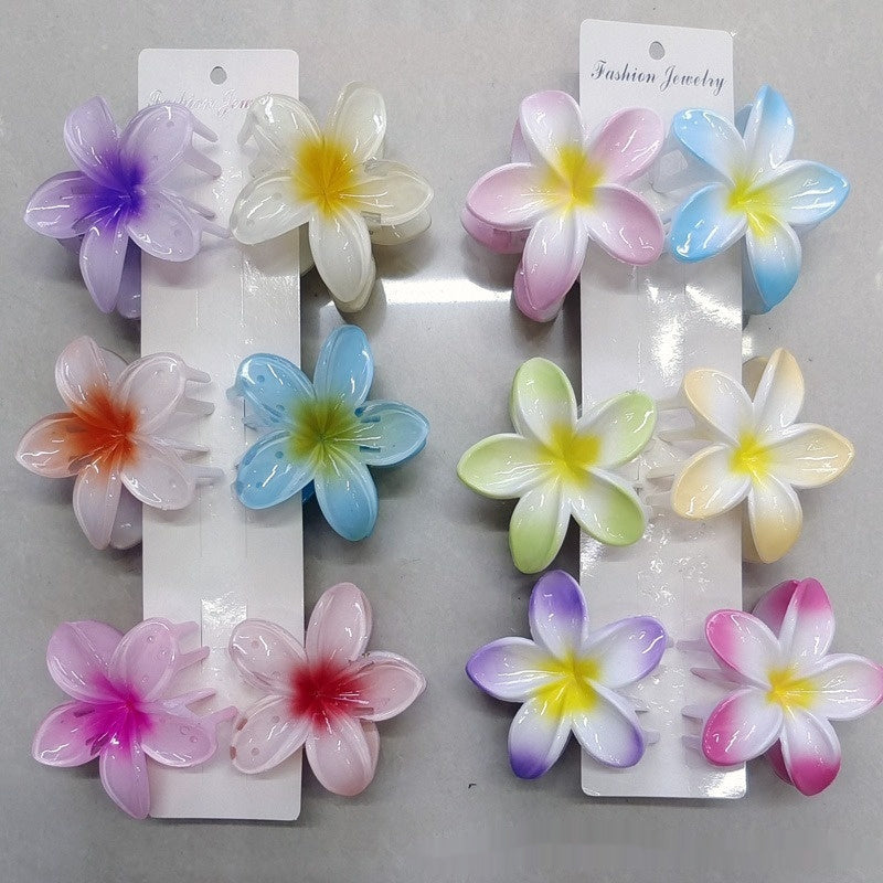 Egg Bauhinia Flower Back Spoon Grasping Hair Clip 5c58d62d 55ac 494c b827 da698c64667b